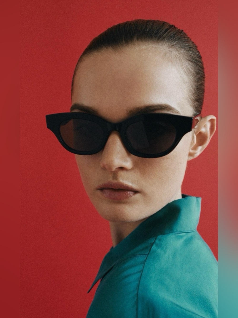 ZARA PREPPY SUNGLASSES BLACK NWT